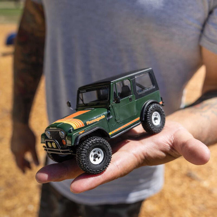 1/30 SCX30 Jeep CJ-7 GenRight 4X4 RTR Brushed Rock Crawler (Battery & Charger Included)