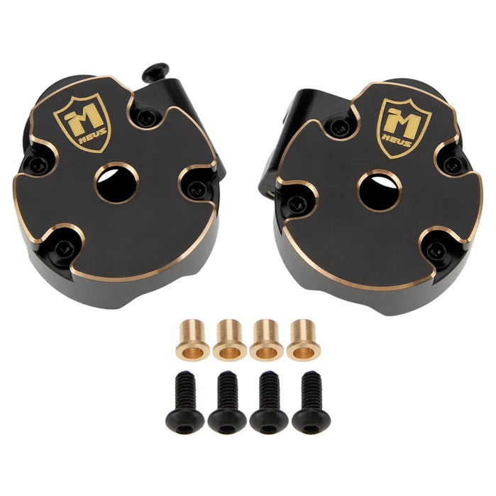 MEUS Racing Ascent-18 Apex Brass Steering Knuckles & counterweight covers Apex-18  65.1g
