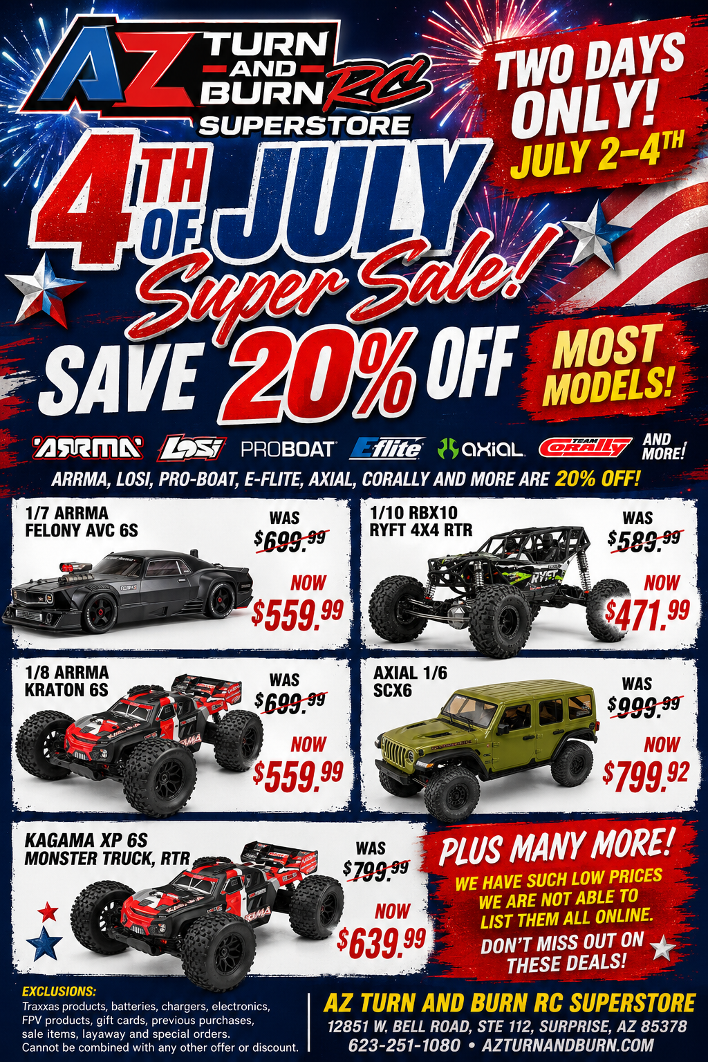 4TH OF JULY SUPER SALE IS HERE!