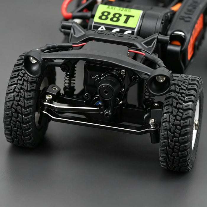SCX30 Aluminum Front/Rear Axle with Brass Kunckles/Steering Link/Gear/Bearing/CVD