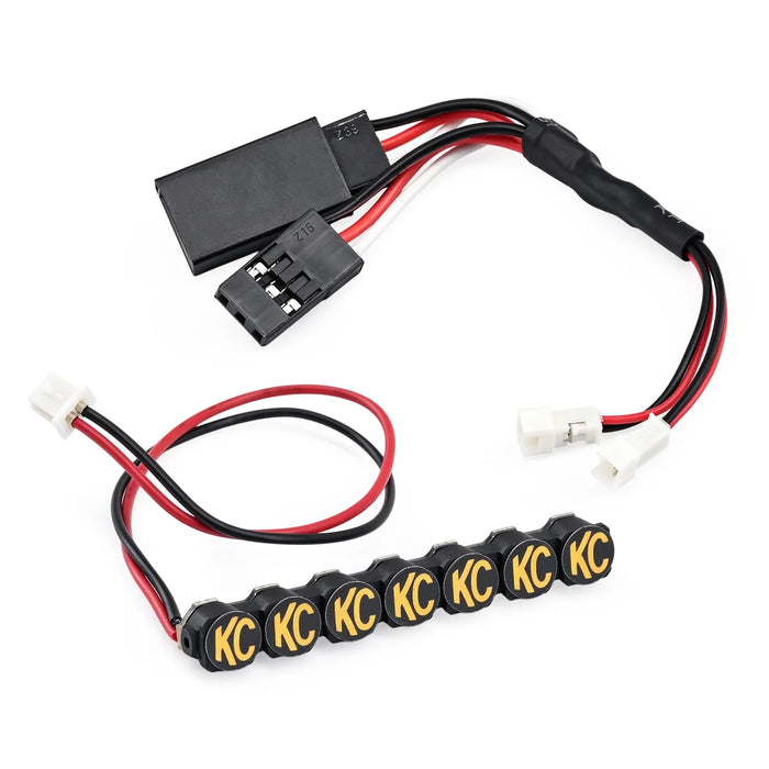 SCX-30 KC LED Light Bar for Axial SCX30 Tacoma Rock Crawler (Yellow)