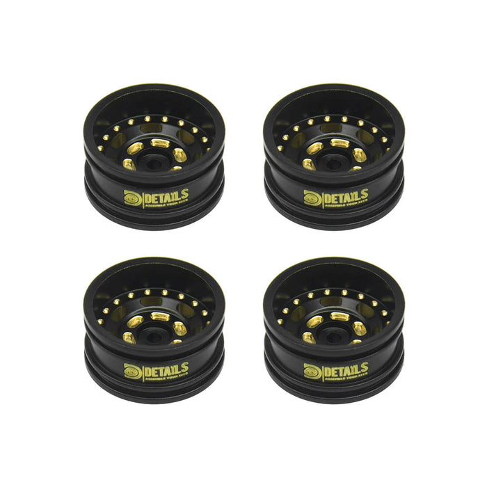 SCX30 Brass 0.7" Wheel  Offset 3.6mm  4pcs/Set