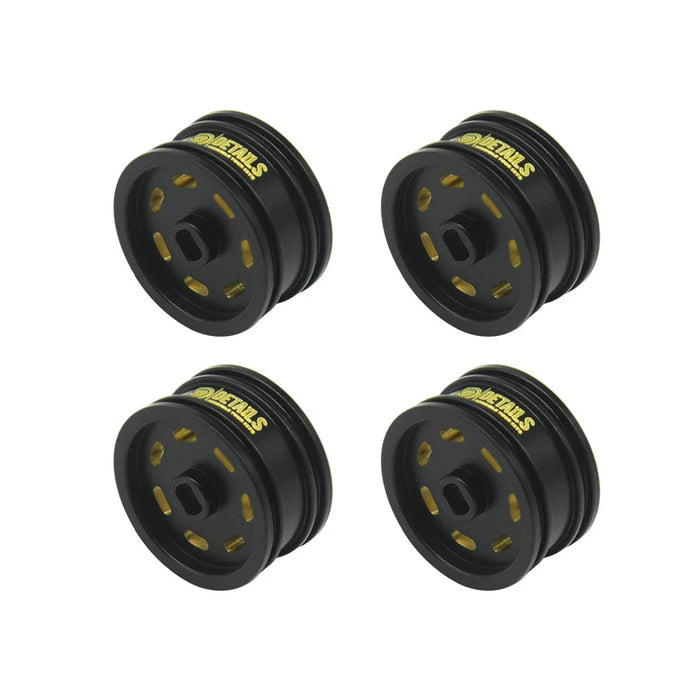 SCX30 Brass 0.7" Wheel  Offset 3.6mm  4pcs/Set
