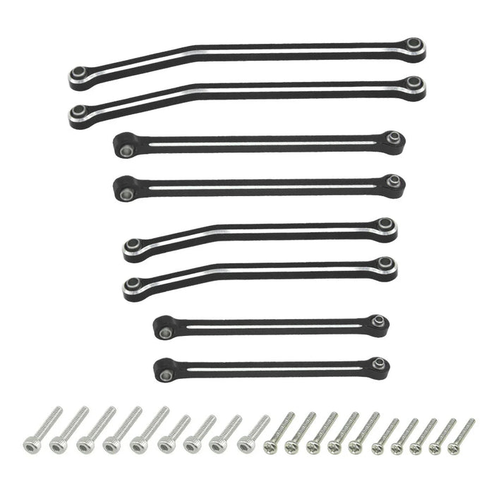 Aluminum Link for SCX30  8pcs/set RED