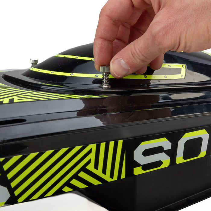 Sonicwake 36" V3 Self-Righting V-Hull Boat RTR, Black