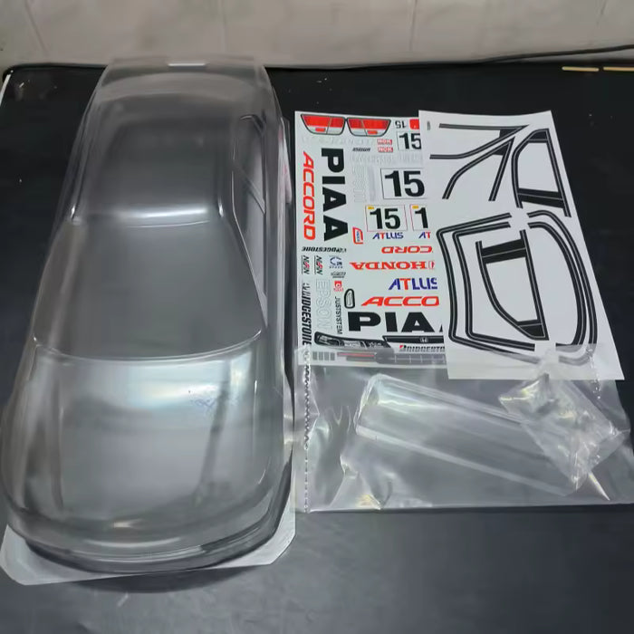 1/10th Scale  Accord Clear body 190mm (257mm Wheelbase)