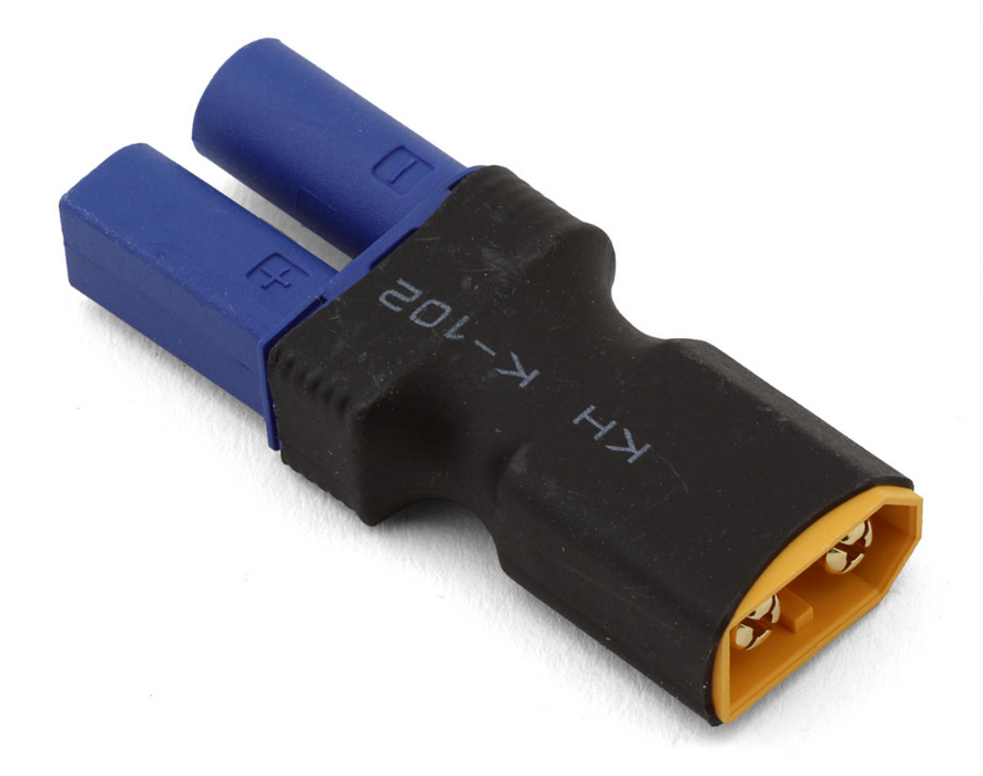 Male XT60 to EC5 Female Connector Adapters No Wires for RC LiPo Battery (1PCS)