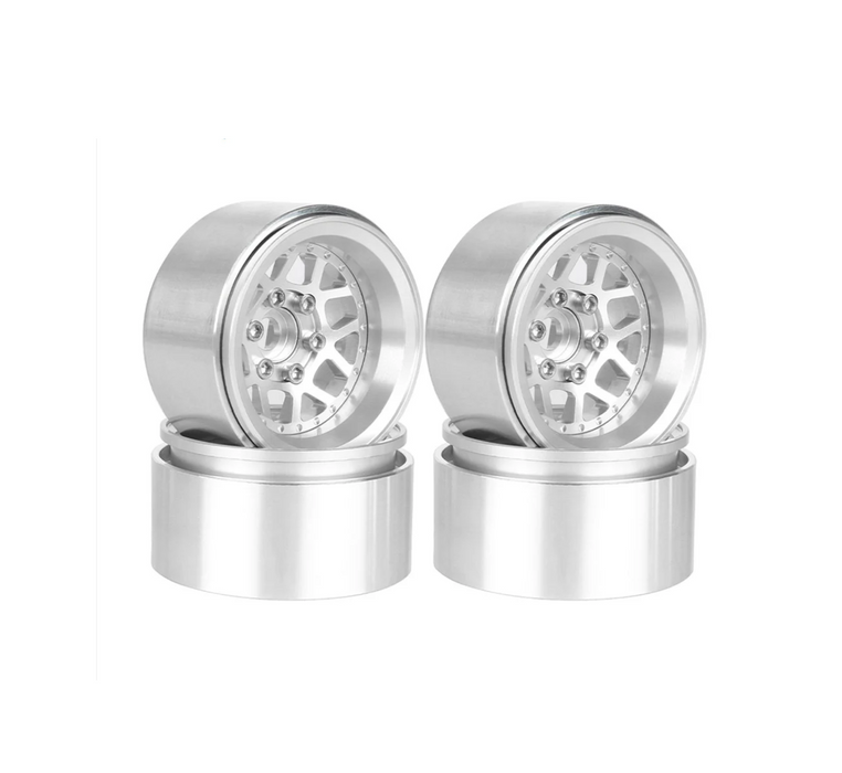 1.9  Aluminum Crawler Wheels Offset -10mm Black