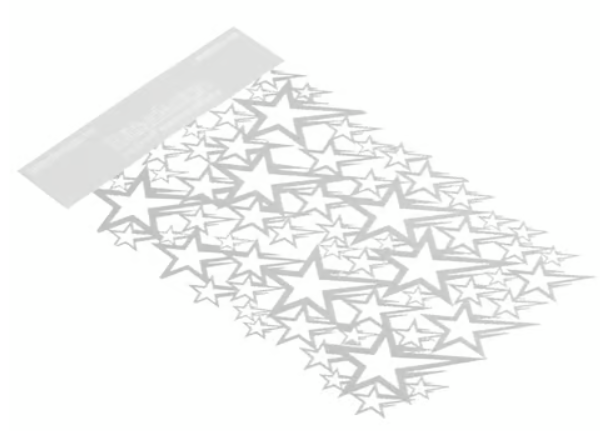 Bittydesign Vinyl Paint Stencil (Stars V1)