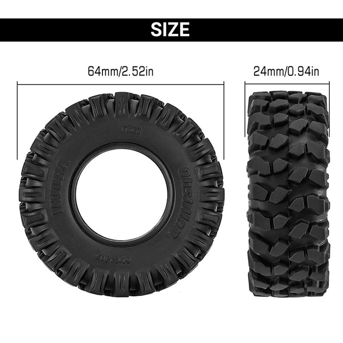 1.3" Rock Crawling Tires (4) (64*24mm)