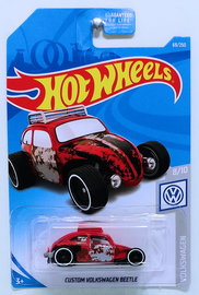 Custom Volkswagen Beetle Hot Wheels 69/259 Volkswagen 8/10 FYD61-D7C3 Mattel New