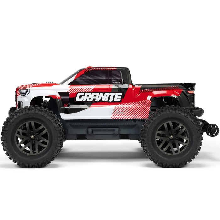 1/10 GRANITE 223S DSC 4X4 RTR Brushless Monster Truck, Red