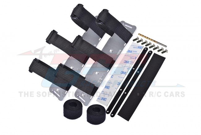 TRAXXAS XRT 8S Aluminum 7075-T6 Battery Hold-down set - GPM XRT0126  [TRA7819}