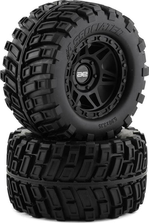 Team Associated RIVAL MT8 Pre-Mounted Tires (2)