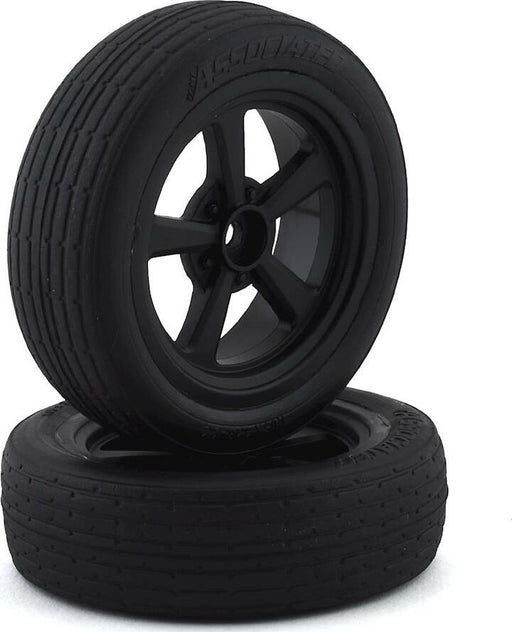 Team Associated DR10 Front Pre-Mounted Drag Racing Tires (2)