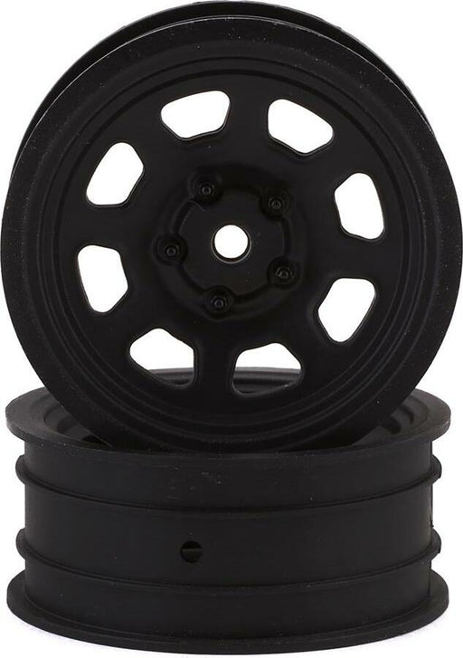 Team Associated SR10 Front Wheels (Black) (2)