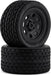 Team Associated SR10 Pre-Mounted Street Stock Tires with Rear Wheels (2)