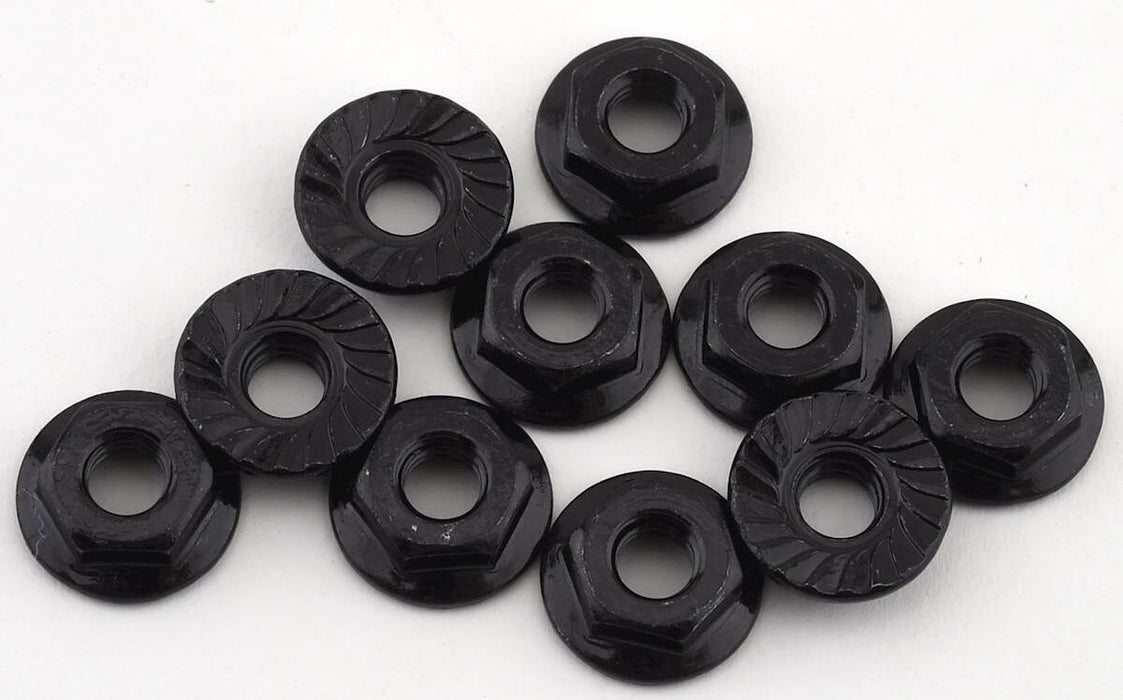 Team Associated M4 Low Profile Serrated Steel Wheel Nuts (10)