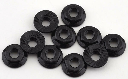 Team Associated M4 Low Profile Serrated Steel Wheel Nuts (10)