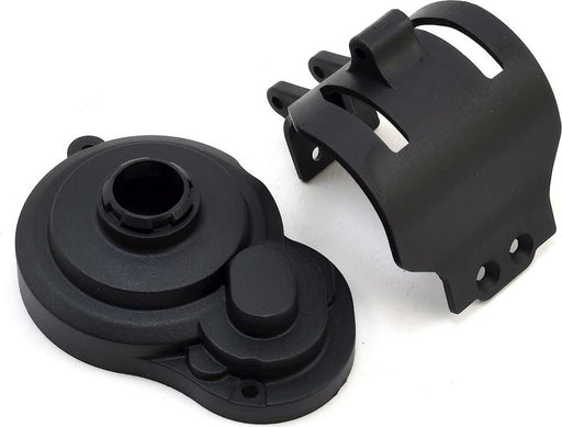 Team Associated Gear Cover and Motor Guard (Black)