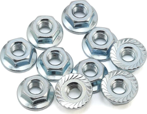 Team Associated M4 Serrated Wheel Nuts (10)