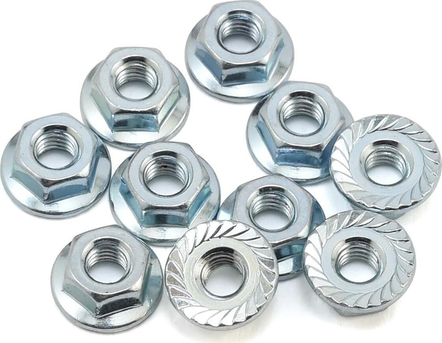 Team Associated M4 Serrated Wheel Nuts (10)