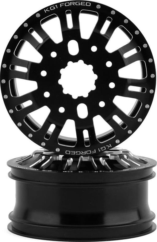 CEN KG1 KD004 DUEL Rear Dually Aluminum Wheel (Black) (2)