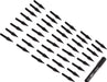 CEN 2.5mm Bullet Spiked Wheel Lug Bolts w/Tool (Black) (40)