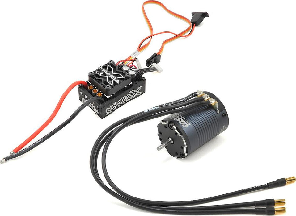 Castle Creations Mamba X Waterproof Sensored Brushless Combo w/3800kV Slate