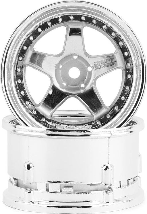 DS Racing Drift Element 5 Spoke Drift Wheels (Triple Chrome) (2)