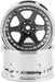 DS Racing Drift Element 6 Spoke Drift Wheels (Gunmetal w/Black Rivets) (2)