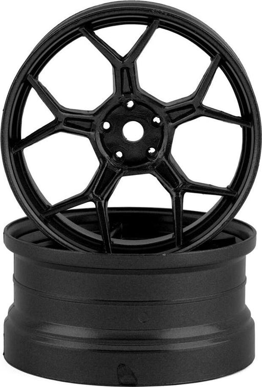 DS Racing Feathery Split Spoke Drift Rim (Gunmetal) (2) (6mm Offset)