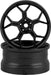DS Racing Feathery Split Spoke Drift Rim (Gunmetal) (2) (6mm Offset)
