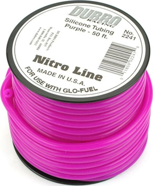 DuBro "Nitro Line" Silicone Fuel Tubing (Purple) (50')