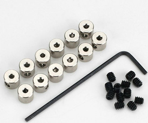 DuBro Bulk Dura-Collars,1/16" (12)