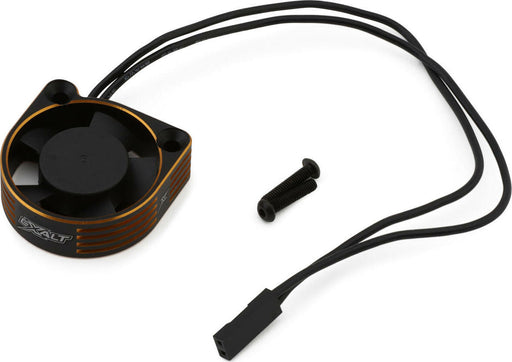 Team Exalt 30mm Aluminum High Voltage/Speed Motor Fan (Black/Gold)