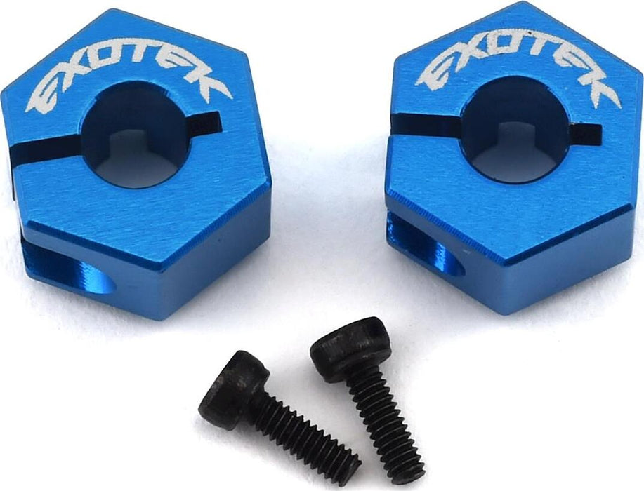 Exotek DR10 Aluminum Rear Clamping Hex (2)