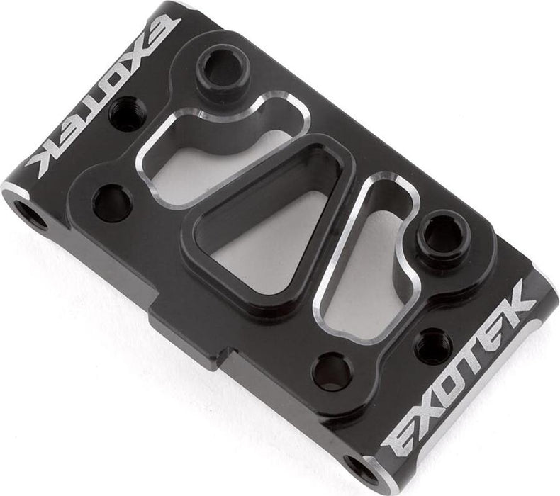 Exotek TLR 22S Drag HD Aluminum Front Pivot (Silver/Black)