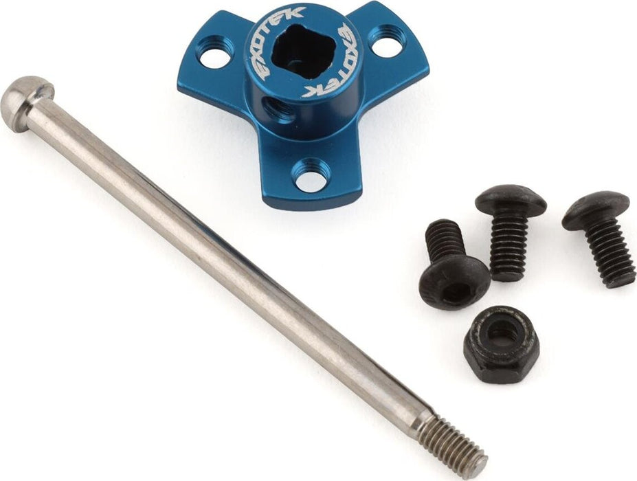 Exotek B6.3 Locked Spur Mount Set w/Titanium Bolt