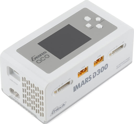 Gens Ace Imars D300 G-Tech Smart Dual AC/DC Charger (6S/16A) (White)