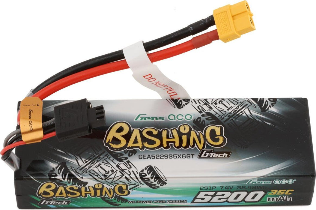 Gens Ace 2S G-Tech Smart "Bashing" LiPo Battery 35C (7.4V/5200mAh) w/XT-60