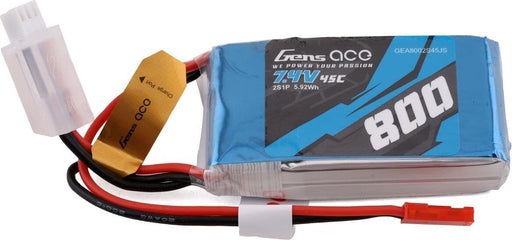 Gens Ace 2s LiPo Battery 45C (7.4V/800mAh)