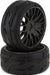 GRP Tires GT - TO3 Revo Belted Pre-Mounted 1/8 Buggy Tires (Black) (2) (XM7)