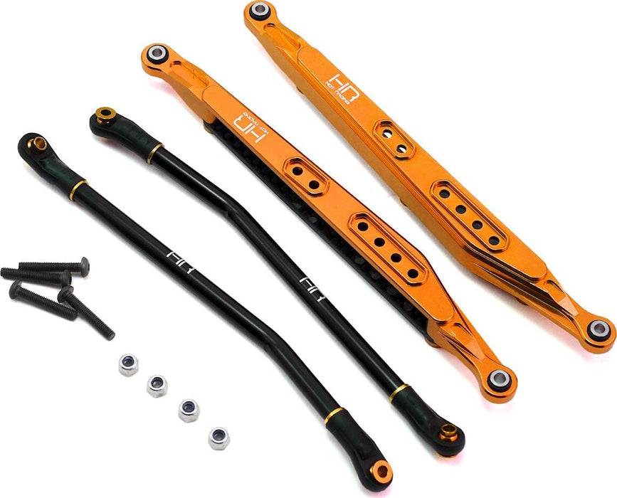 Hot Racing Axial Yeti Aluminum Rear Link Set (Orange)