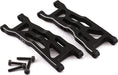 Hot Racing Losi Mini-T 2.0/Mini-B Aluminum Front Arm Set (Black) (2)