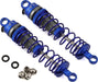 Hot Racing Losi Mini-T 2.0 Aluminum Rear Threaded Shock Set (Blue) (2)