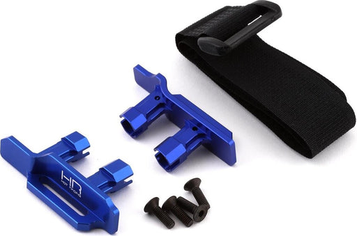 Hot Racing Traxxas Maxx Tall Battery Hold-Downs (Blue)
