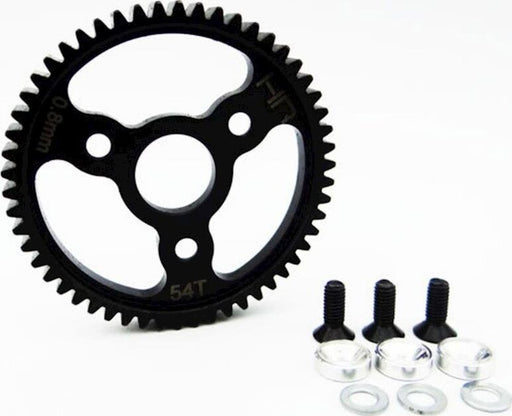 Hot Racing Traxxas 32P Steel Spur Gear (Silver) (54T)