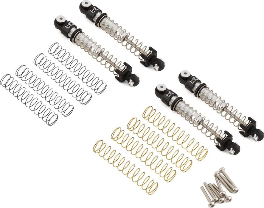 Hot Racing Axial SCX24 Aluminum Threaded Long Travel Oil Shocks (4)