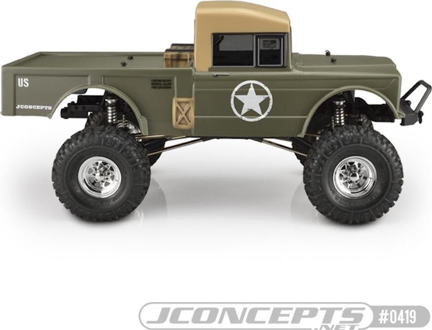 JConcepts JCI M117 Lloyd 12.3" Rock Crawler Body (Clear)